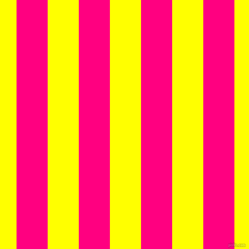 vertical lines stripes, 64 pixel line width, 64 pixel line spacing, Deep Pink and Yellow vertical lines and stripes seamless tileable