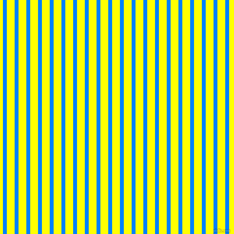 vertical lines stripes, 8 pixel line width, 16 pixel line spacing, Dodger Blue and Yellow vertical lines and stripes seamless tileable