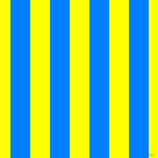vertical lines stripes, 64 pixel line width, 64 pixel line spacing, Dodger Blue and Yellow vertical lines and stripes seamless tileable