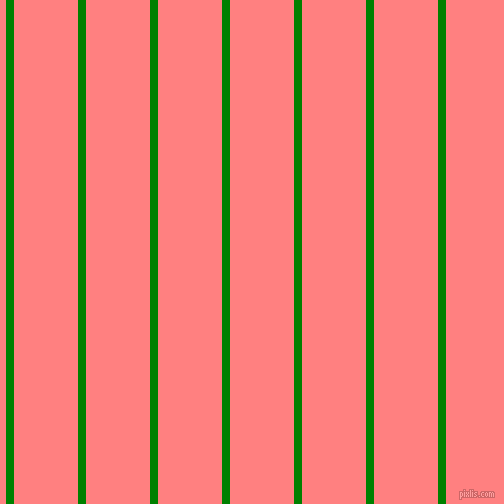 vertical lines stripes, 8 pixel line width, 64 pixel line spacing, Green and Salmon vertical lines and stripes seamless tileable