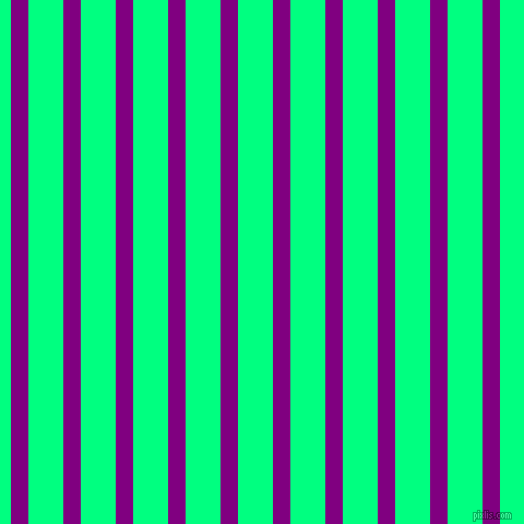 vertical lines stripes, 16 pixel line width, 32 pixel line spacing, Purple and Spring Green vertical lines and stripes seamless tileable