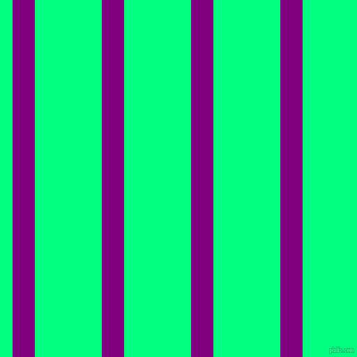vertical lines stripes, 32 pixel line width, 96 pixel line spacing, Purple and Spring Green vertical lines and stripes seamless tileable