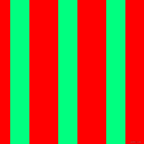 vertical lines stripes, 64 pixel line width, 96 pixel line spacing, Spring Green and Red vertical lines and stripes seamless tileable