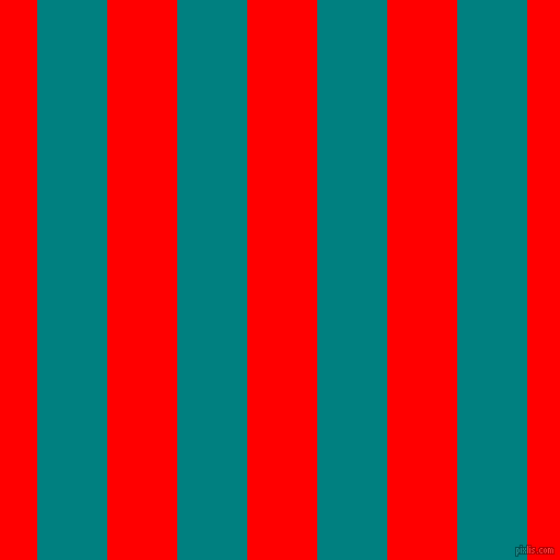 vertical lines stripes, 64 pixel line width, 64 pixel line spacing, Teal and Red vertical lines and stripes seamless tileable