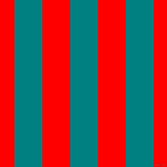 vertical lines stripes, 96 pixel line width, 96 pixel line spacing, Teal and Red vertical lines and stripes seamless tileable