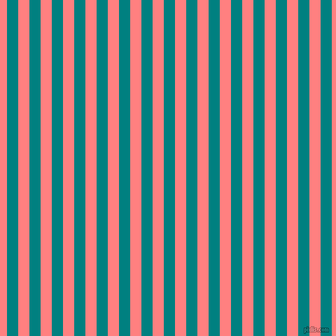 vertical lines stripes, 16 pixel line width, 16 pixel line spacing, Teal and Salmon vertical lines and stripes seamless tileable