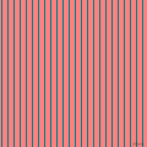 vertical lines stripes, 4 pixel line width, 16 pixel line spacing, Teal and Salmon vertical lines and stripes seamless tileable