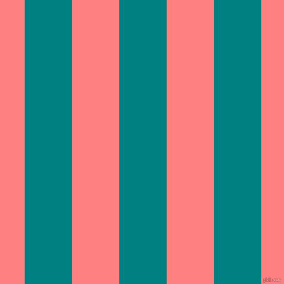 vertical lines stripes, 96 pixel line width, 96 pixel line spacing, Teal and Salmon vertical lines and stripes seamless tileable