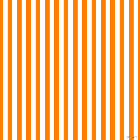 vertical lines stripes, 16 pixel line width, 16 pixel line spacing, White and Dark Orange vertical lines and stripes seamless tileable