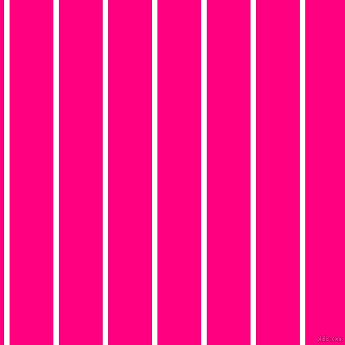 vertical lines stripes, 8 pixel line width, 64 pixel line spacing, White and Deep Pink vertical lines and stripes seamless tileable