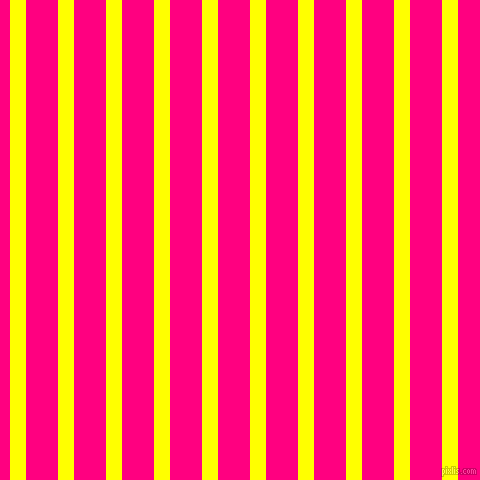 vertical lines stripes, 16 pixel line width, 32 pixel line spacing, Yellow and Deep Pink vertical lines and stripes seamless tileable