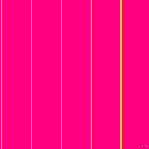 vertical lines stripes, 4 pixel line width, 96 pixel line spacing, Yellow and Deep Pink vertical lines and stripes seamless tileable