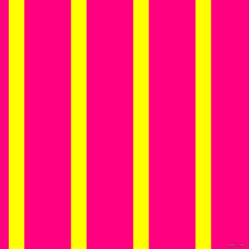 vertical lines stripes, 32 pixel line width, 96 pixel line spacing, Yellow and Deep Pink vertical lines and stripes seamless tileable