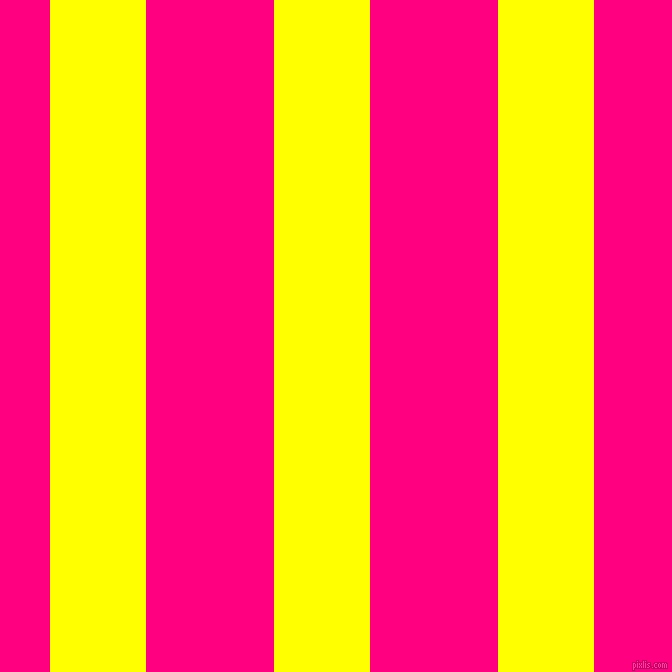 vertical lines stripes, 96 pixel line width, 128 pixel line spacing, Yellow and Deep Pink vertical lines and stripes seamless tileable