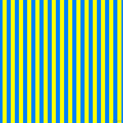 vertical lines stripes, 16 pixel line width, 16 pixel line spacing, Yellow and Dodger Blue vertical lines and stripes seamless tileable