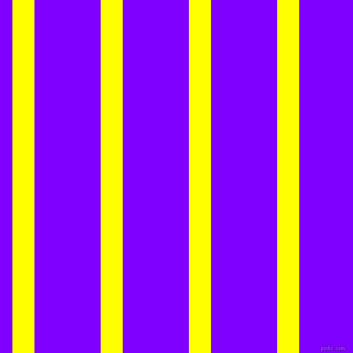 vertical lines stripes, 32 pixel line width, 96 pixel line spacing, Yellow and Electric Indigo vertical lines and stripes seamless tileable