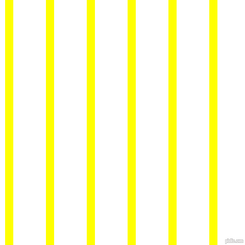 vertical lines stripes, 16 pixel line width, 64 pixel line spacing, Yellow and White vertical lines and stripes seamless tileable