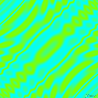 , Aqua and Chartreuse wavy plasma ripple seamless tileable