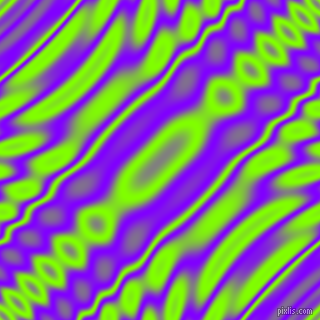 , Electric Indigo and Chartreuse wavy plasma ripple seamless tileable