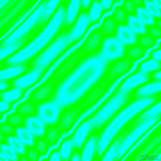 Lime and Aqua wavy plasma ripple seamless tileable