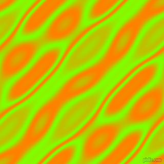 , Chartreuse and Dark Orange wavy plasma seamless tileable
